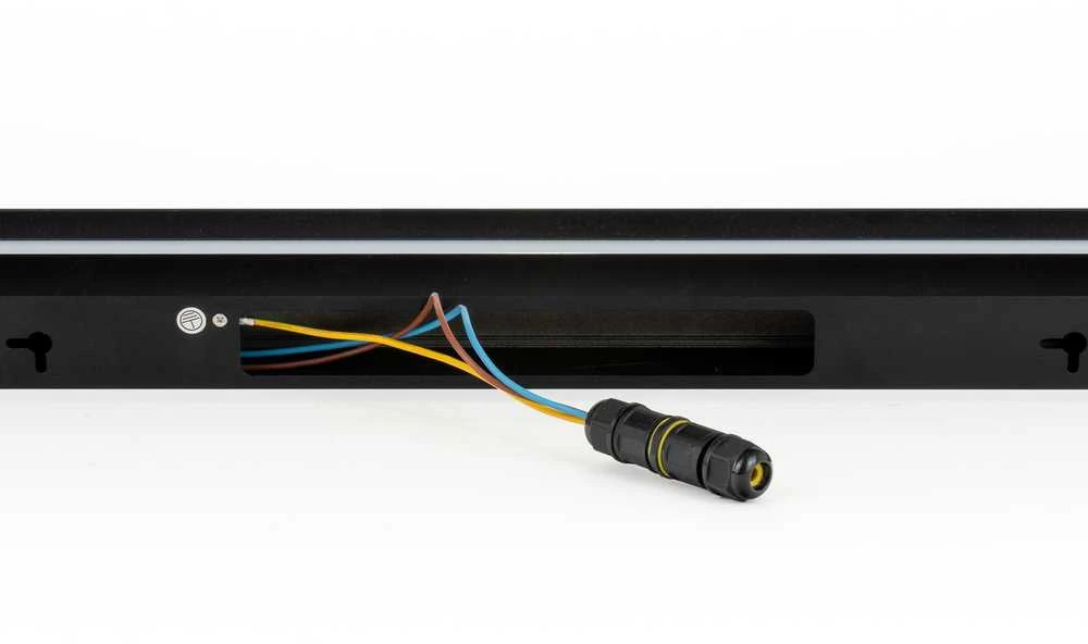 V-tac 10W LED linijinis sieninis šviestuvas, antracito sp., 4000K