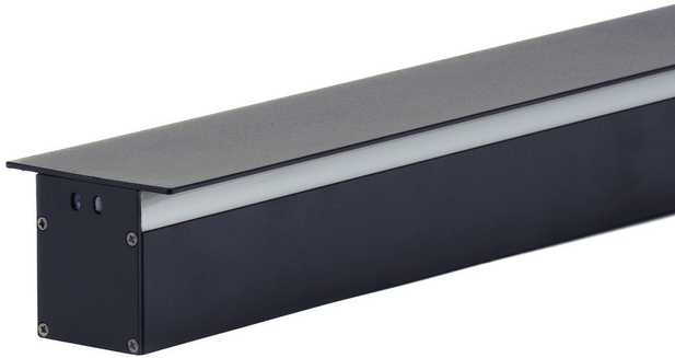 V-tac 10W LED linijinis sieninis šviestuvas, antracito sp., 3000K, IP65