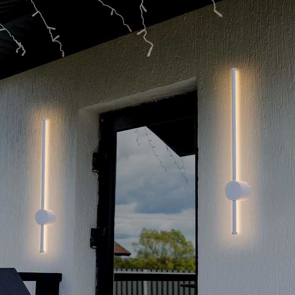 V-tac 12W LED sieninis lauko šviestuvas, baltas, 3000K