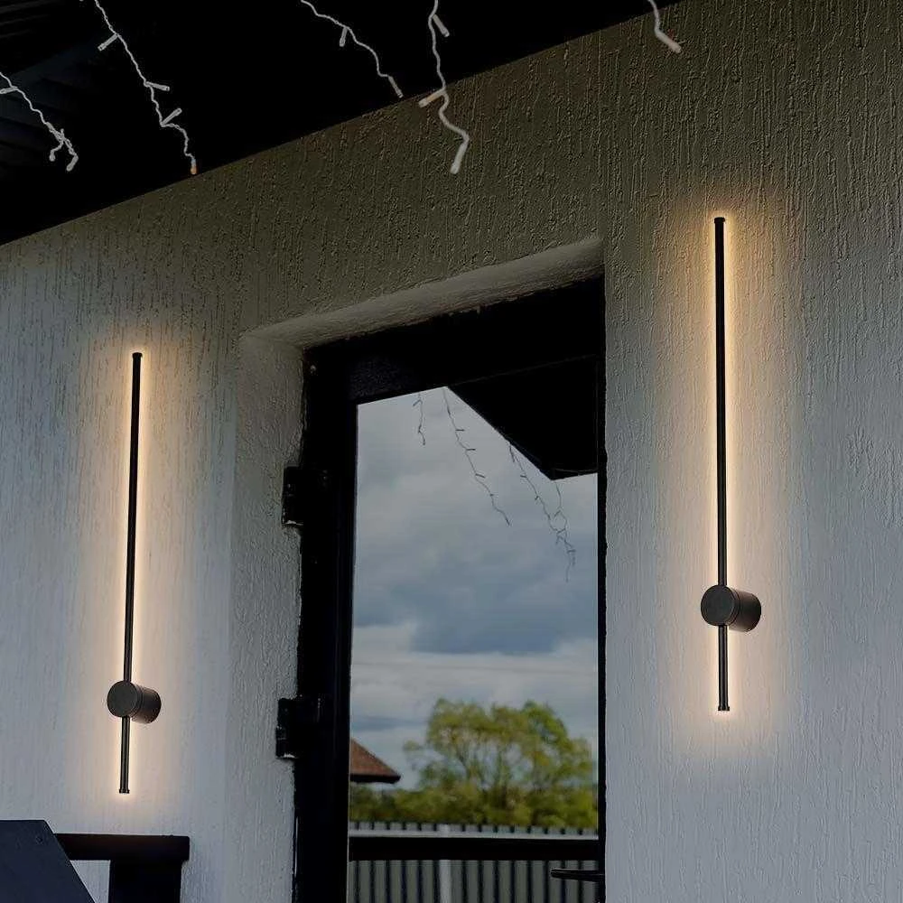 V-tac 12W LED sieninis lauko šviestuvas, juodas, 3000K
