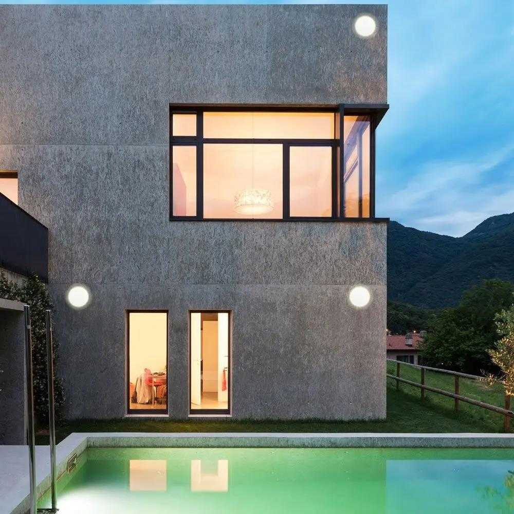 V-tac 12W LED sieninis šviestuvas, baltas, 3000K, IP65