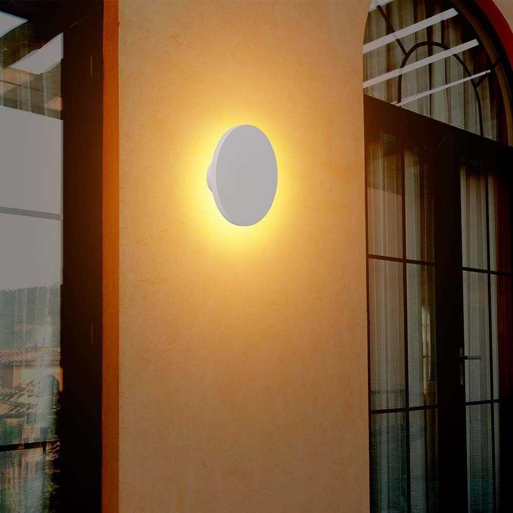V-tac 12W LED sieninis šviestuvas, baltas, 3000K, IP65