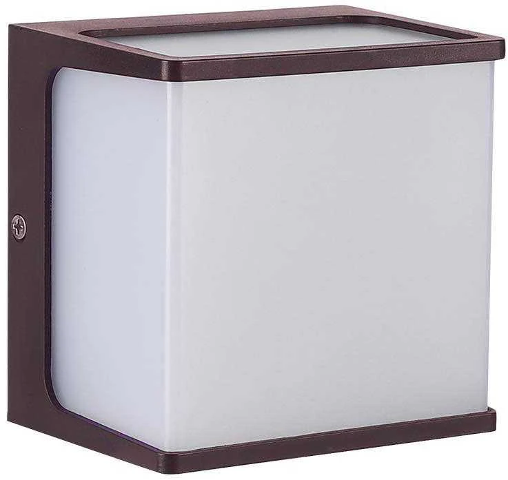 V-tac 8W LED sieninis lauko šviestuvas, rudas, 3000K
