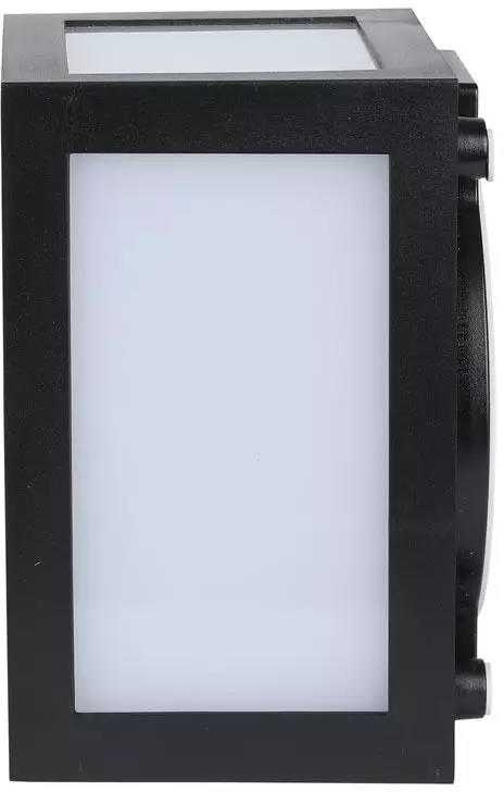 12W LED sieninis šviestuvas V-TAC, juodu korpusu, IP65, 4000K (natūraliai balta)