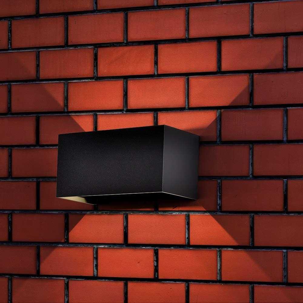 Sieninis šviestuvas V-tac 24W LED sieninis lauko šviestuvas, pilkas, 4000K, IP65