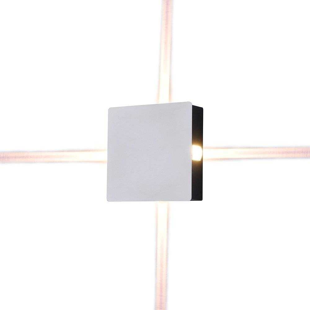 V-tac 4W LED sieninis šviestuvas, baltas, 3000K, šviečia į 4 puses