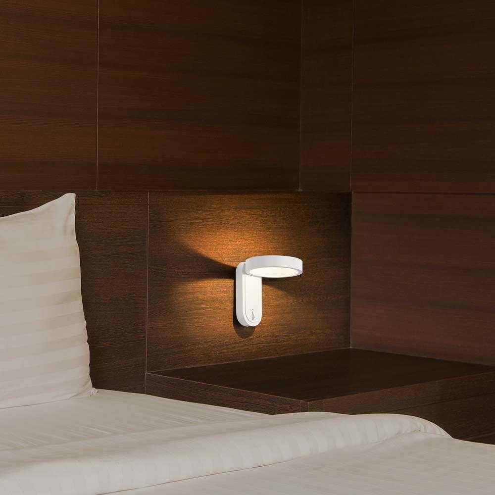 Sieninis šviestuvas V-tac 5W LED paviršinis šviestuvas, baltas, 3000/4000K