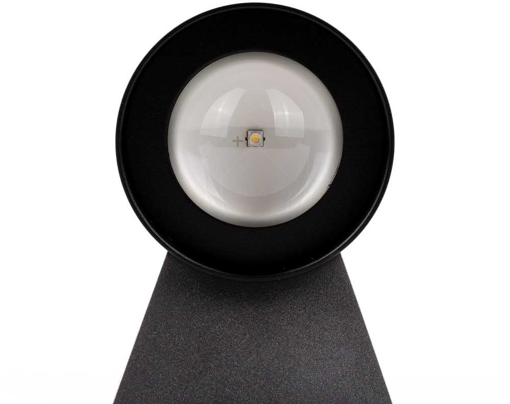 V-tac 5W LED sieninis šviestuvas, juodas, 3000K