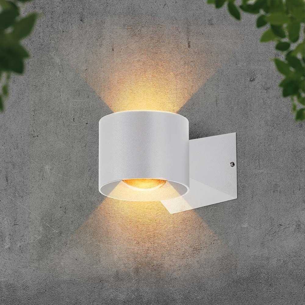 V-tac 5W LED sieninis šviestuvas, baltas, 3000K