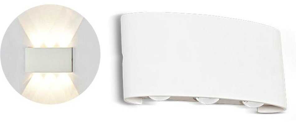 V-tac 5W LED sieninis šviestuvas, baltas, 4000K, IP65