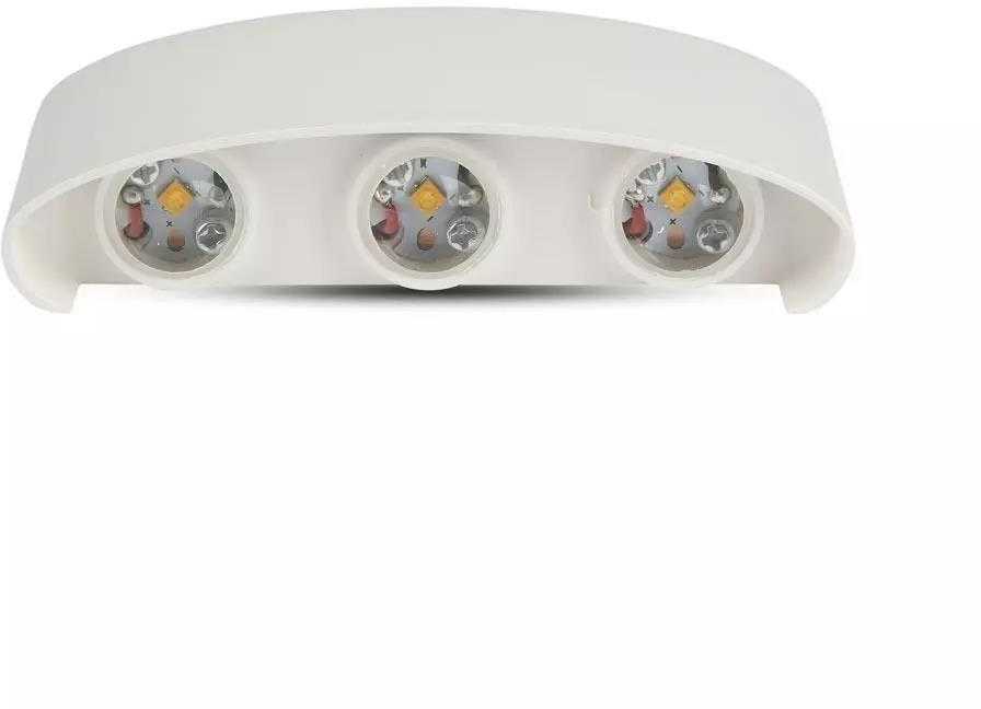 V-tac 5W LED sieninis šviestuvas, baltas, 4000K, IP65