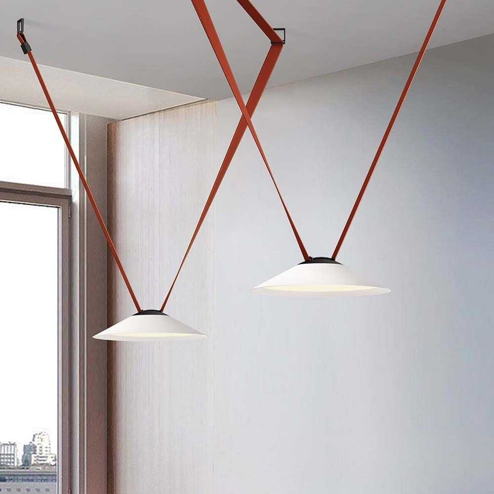 V-tac 20W LED pakabinamas šviestuvas, baltu korpusu, 3000K, tvirtinamas ant 48V magnetinio dirželio