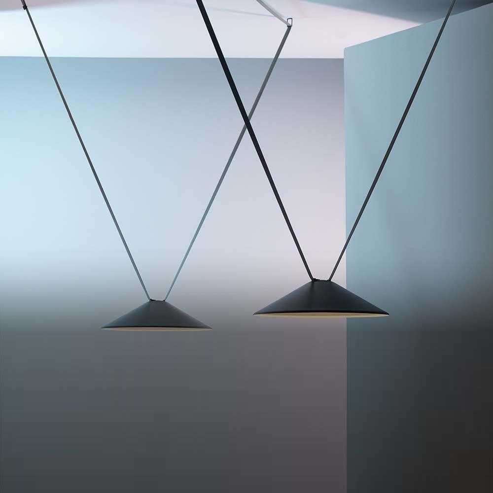 V-tac 20W LED pakabinamas šviestuvas, juodu korpusu, 3000K, tvirtinamas ant magnetinio 48V dirželio