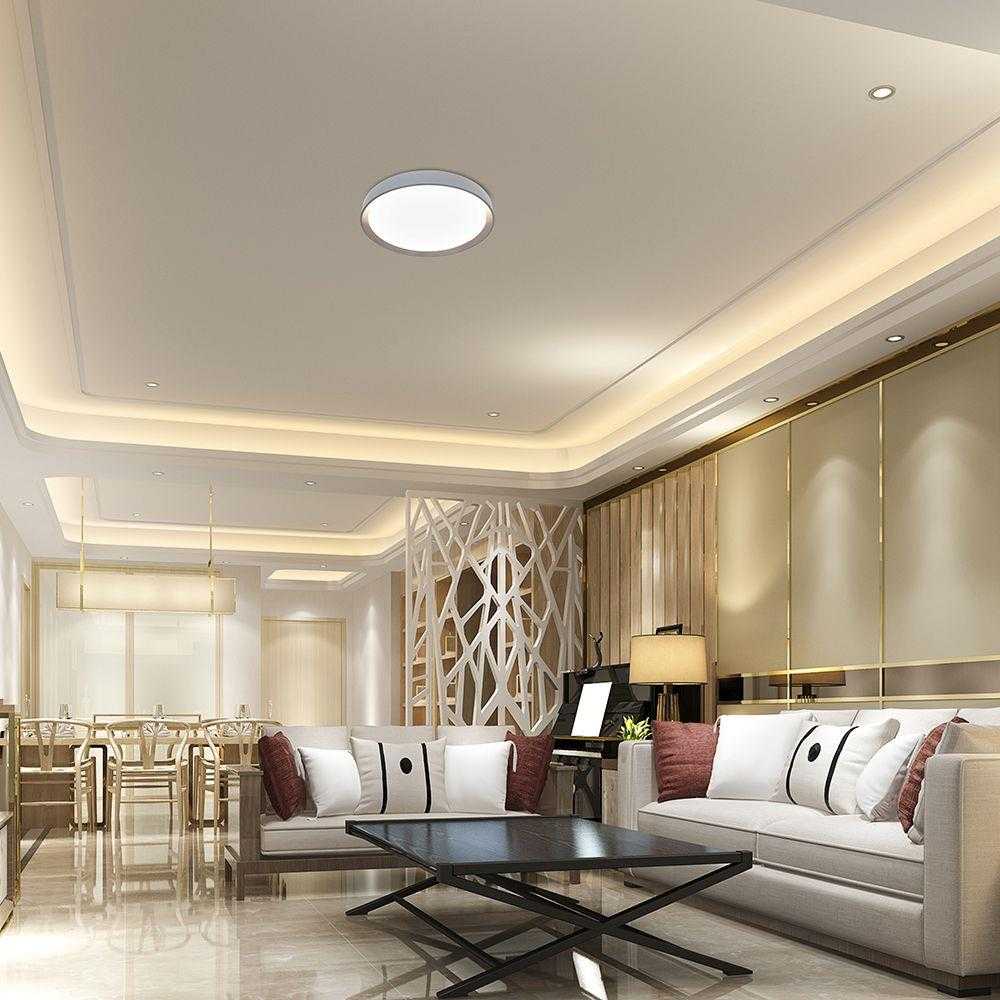 Lubinis šviestuvas 30/60W LED paviršinis šviestuvas, rudos sp., 3000-6500K, dimeriuojamas