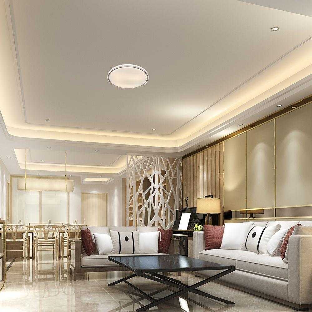 Lubinis šviestuvas 30/60W LED paviršinis šviestuvas, rudos sp., 3000-6500K, dimeriuojamas