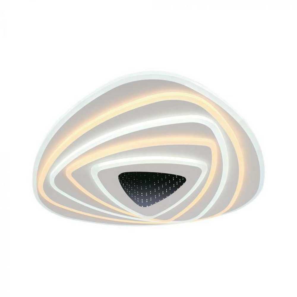 Lubinis šviestuvas V-tac 120W LED paviršinis lubų šviestuvas, baltas, 3000/6500K, dimeriuojamas, su nuotolinio valdymo pulteliu