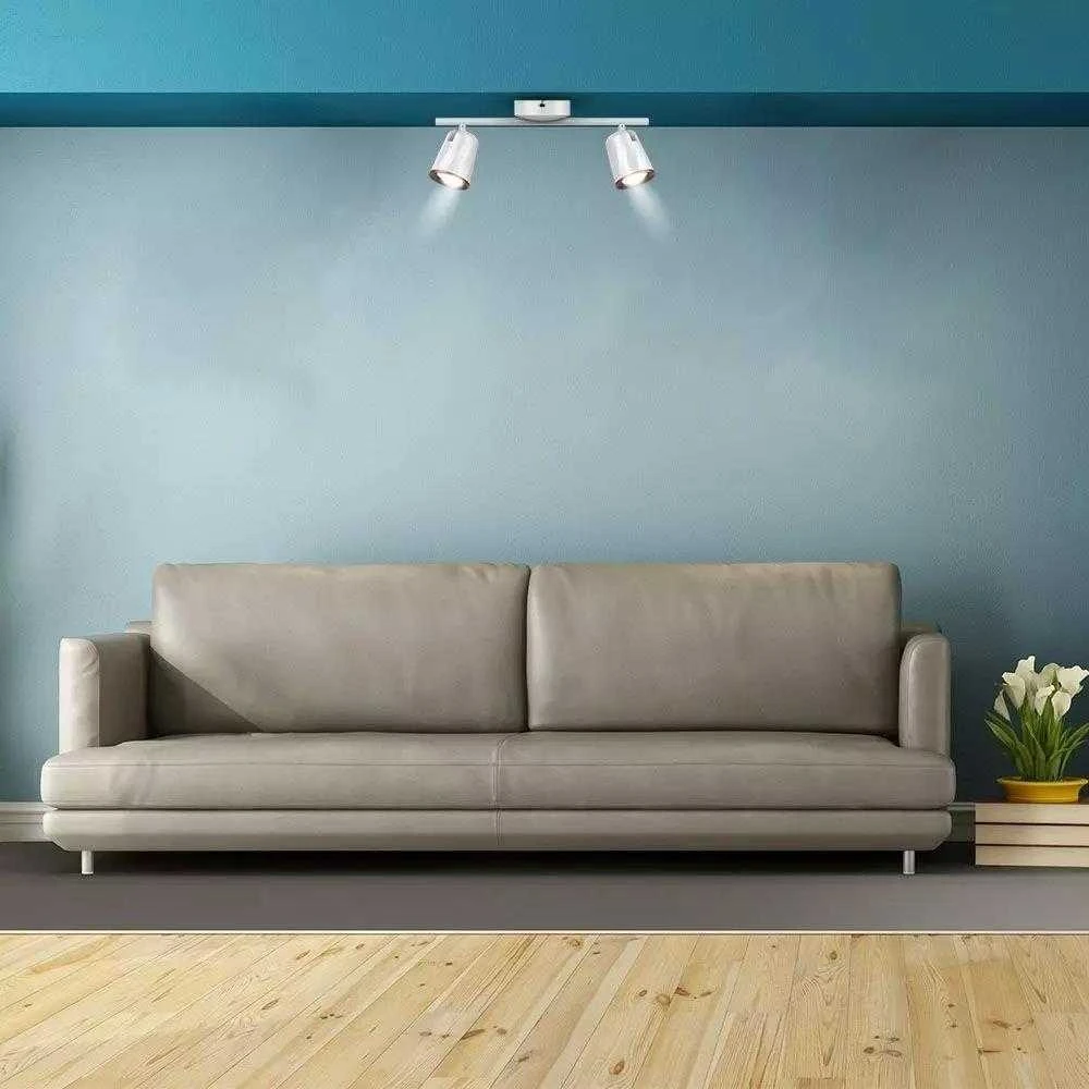 Lubinis šviestuvas 2 x 6W LED sieninis šviestuvas V-TAC, baltas, 3000K (šiltai balta)