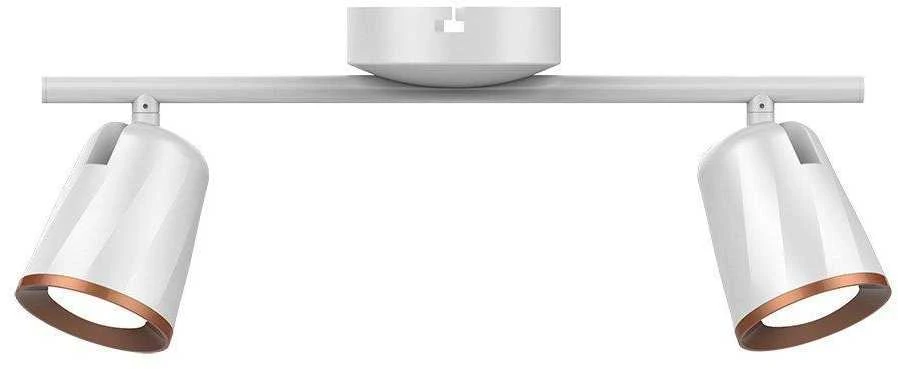 Lubinis šviestuvas 2 x 6W LED sieninis šviestuvas V-TAC, baltas, 3000K (šiltai balta)