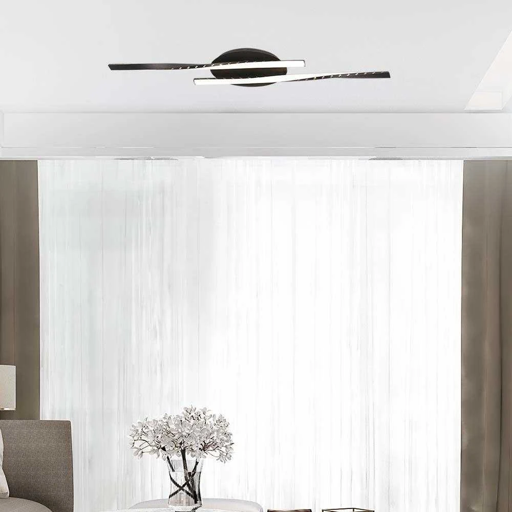 Lubinis šviestuvas V-tac 12W LED paviršinis šviestuvas, juodas, 3000K