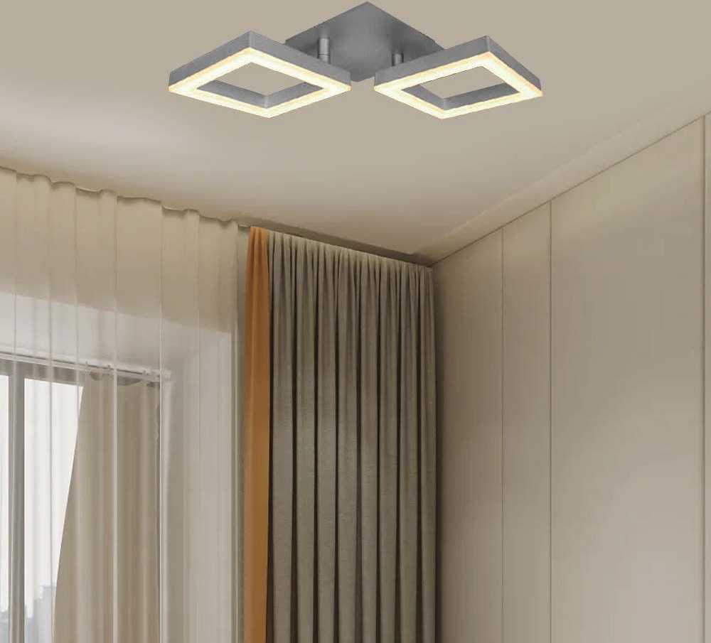 Lubinis šviestuvas V-tac 14W LED paviršinis šviestuvas, pilkas, 3000K