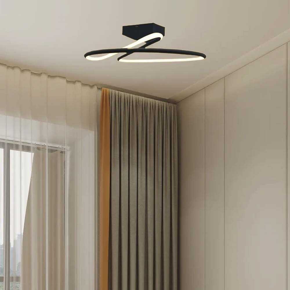 Lubinis šviestuvas V-tac 20W LED paviršinis šviestuvas, juodas, 4000K