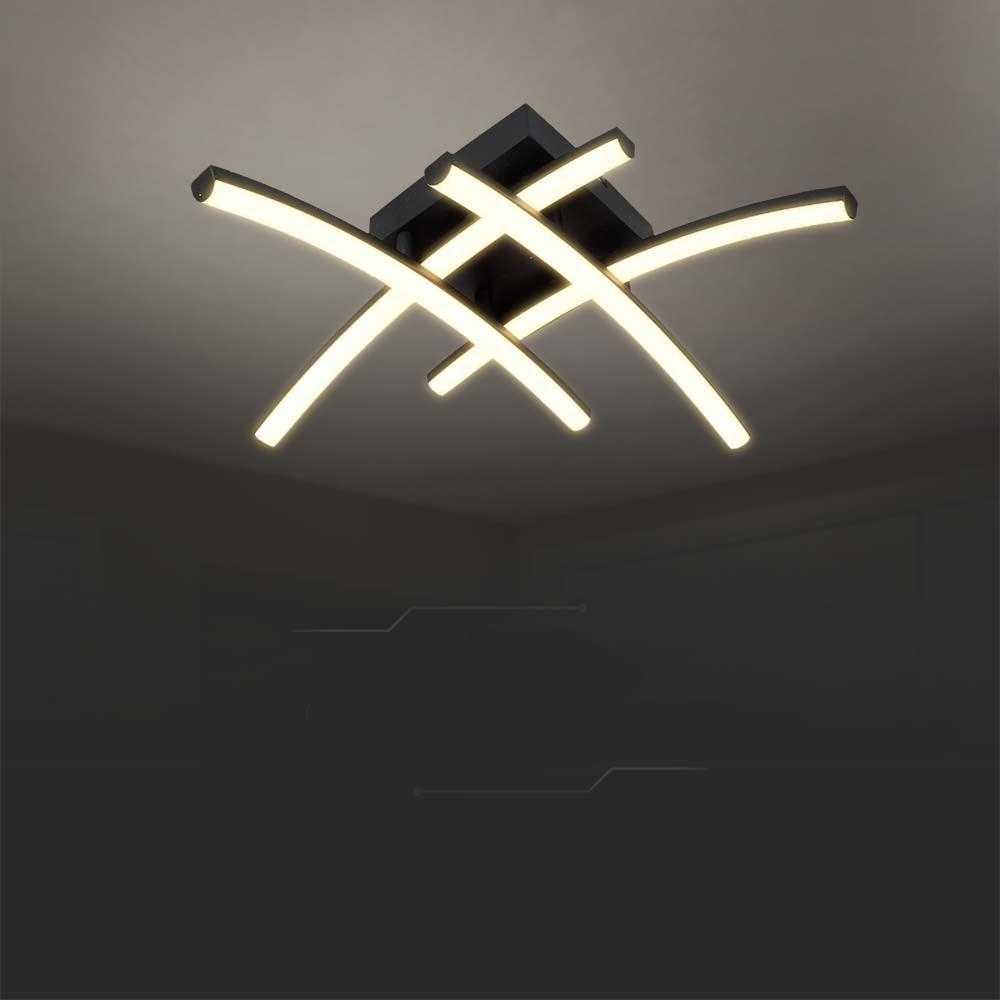 Lubinis šviestuvas V-tac 24W LED paviršinis šviestuvas, juodas, 3000K