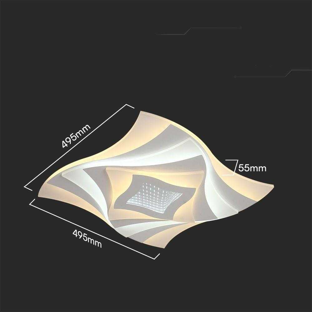 Lubinis šviestuvas V-tac 75W LED paviršinis šviestuvas, baltas, 3000-6500K, dimeriuojamas