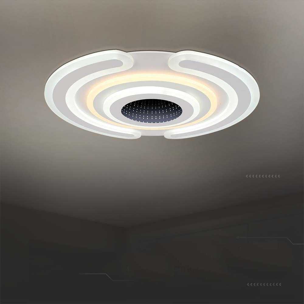 Lubinis šviestuvas V-tac 95W LED paviršinis lubų šviestuvas, baltas, 3000/6500K, dimeriuojamas, su nuotolinio valdymo pulteliu