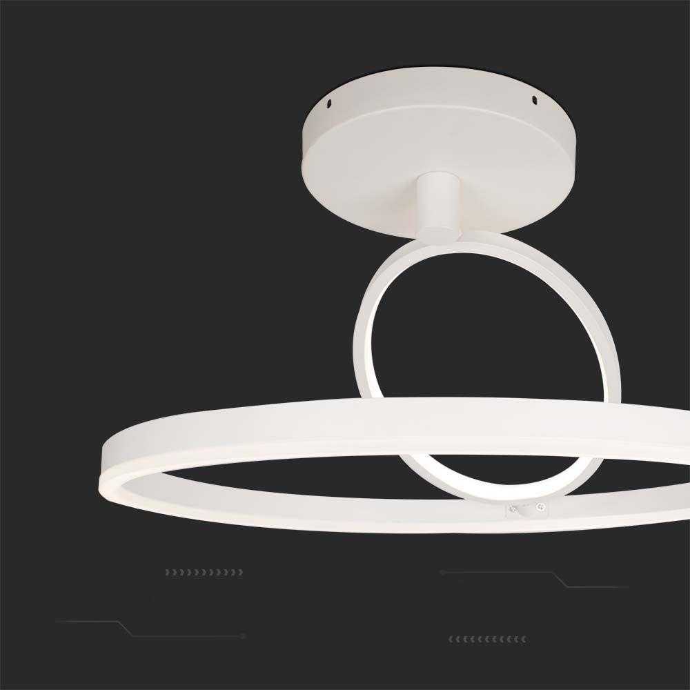 Lubinis šviestuvas V-tac 37W LED paviršinis šviestuvas, baltas, 4000K