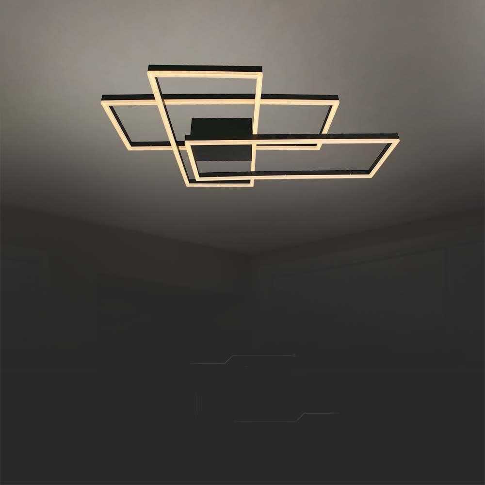 Lubinis šviestuvas V-tac 47W LED paviršinis šviestuvas, juodas, 3000K, dimeriuojamas