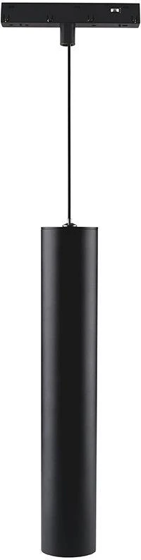 Oprawa szynoprzewód 48V V-TAC 10W 48V LED juoda zwieszana VT-40006 4000K 735lm 3 metai gwarancji