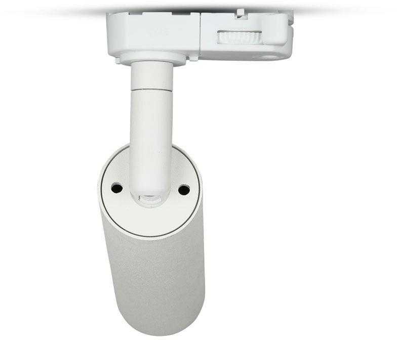 V-tac 15W LED šviestuvas į 3 fazių bėgelius, baltas, 4000K, SAMSUNG LED chip