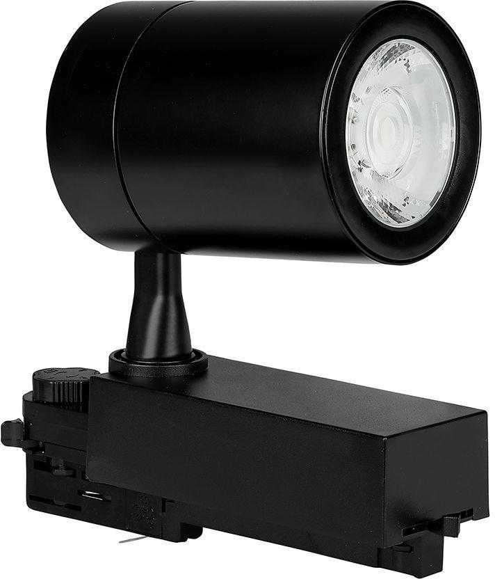 V-tac 35W LED šviestuvas į bėgelius, juodas, 3000K