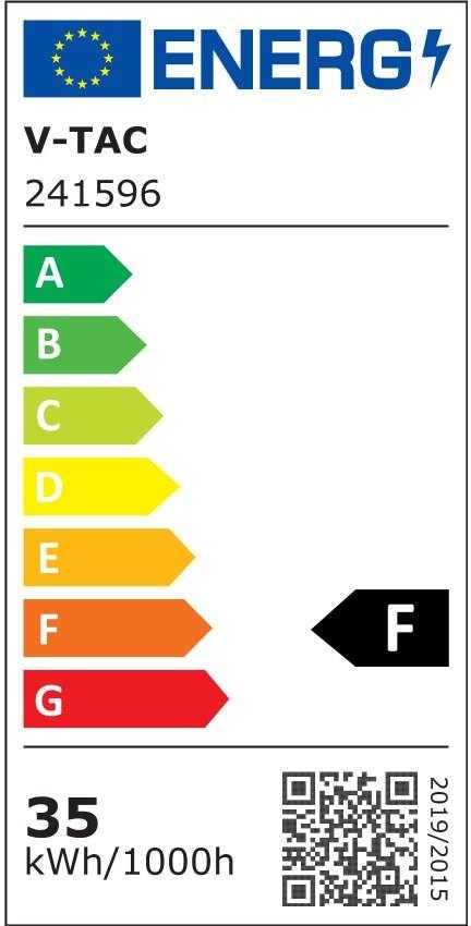 35W LED šviestuvas į 3 fazių bėgelius, juodas, 6400K, CREE LED chip