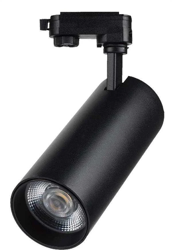 V-tac 40W LED šviestuvas į bėgelius, juodas, 3000/4000/6400K