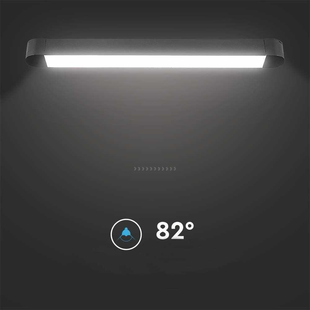 V-tac 14W LED šviestuvas į magnetinius bėgelius ULTRA THIN, juodas, 4000K
