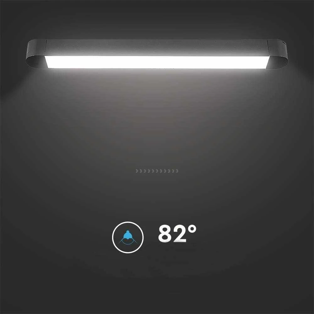 V-tac 14W LED šviestuvas į magnetinius bėgelius ULTRA THIN, juodas, 3000K