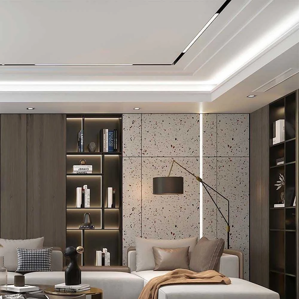 V-tac 14W LED SMART šviestuvas į magnetinius bėgelius, 48V, juodas, 2700-6400K