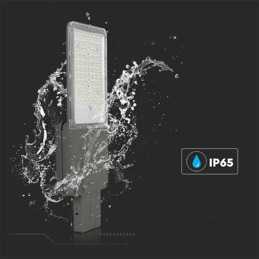 V-tac 35W LED gatvės šviestuvas, juodas, 4000K, su saulės baterija ir nuotolinio valdymo galimybe