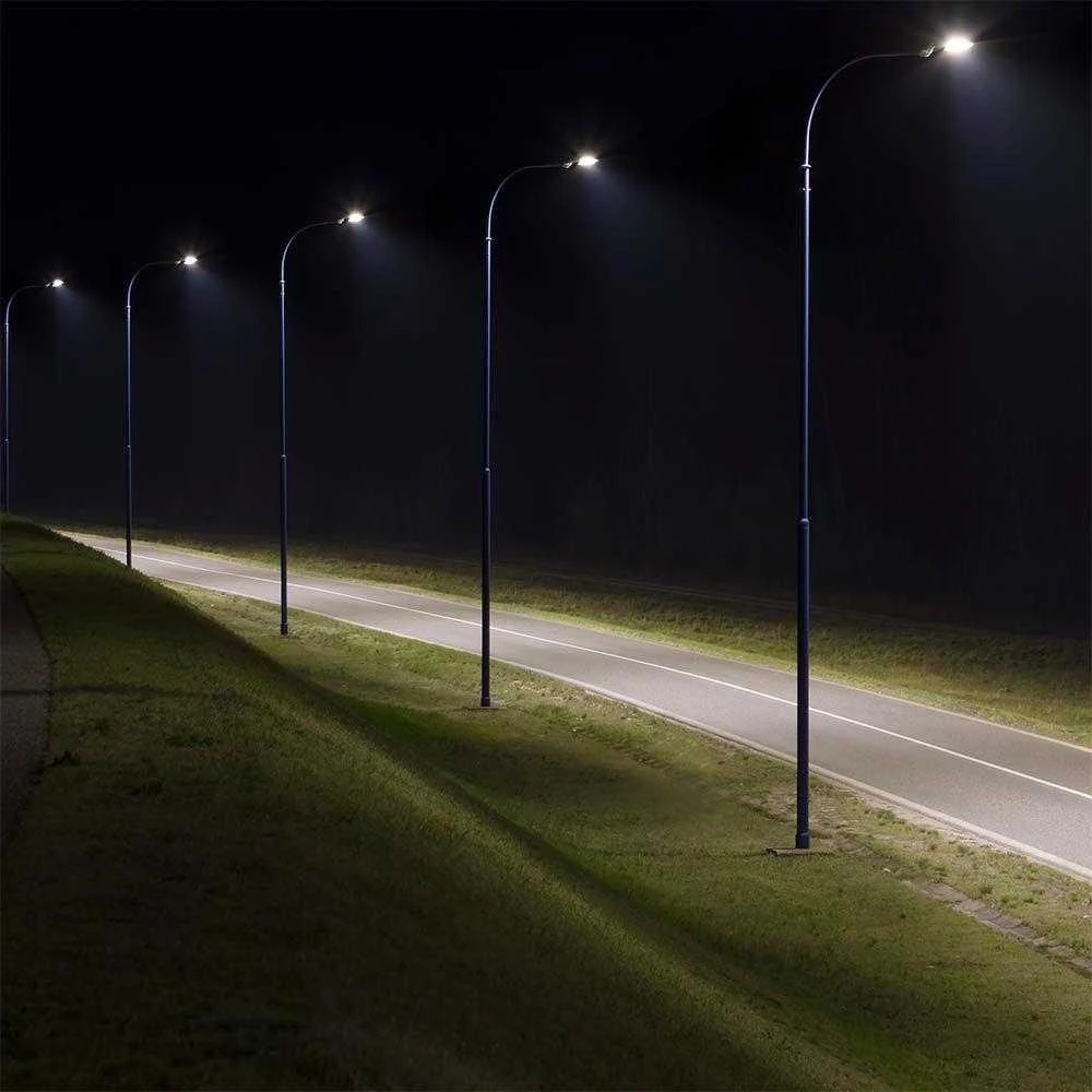 V-tac 100W LED gatvės šviestuvas, pilkas, 6500K