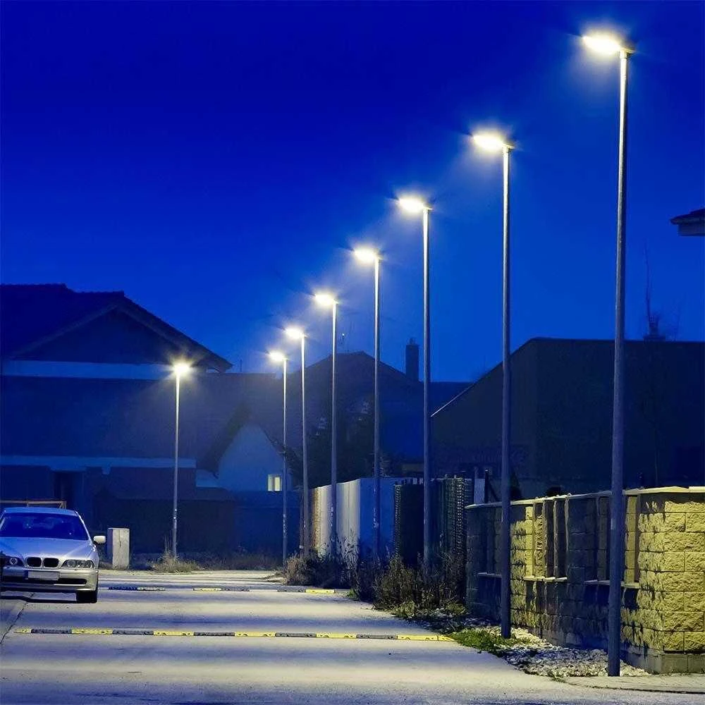 V-tac 50W LED gatvės šviestuvas, juodas, 4000K