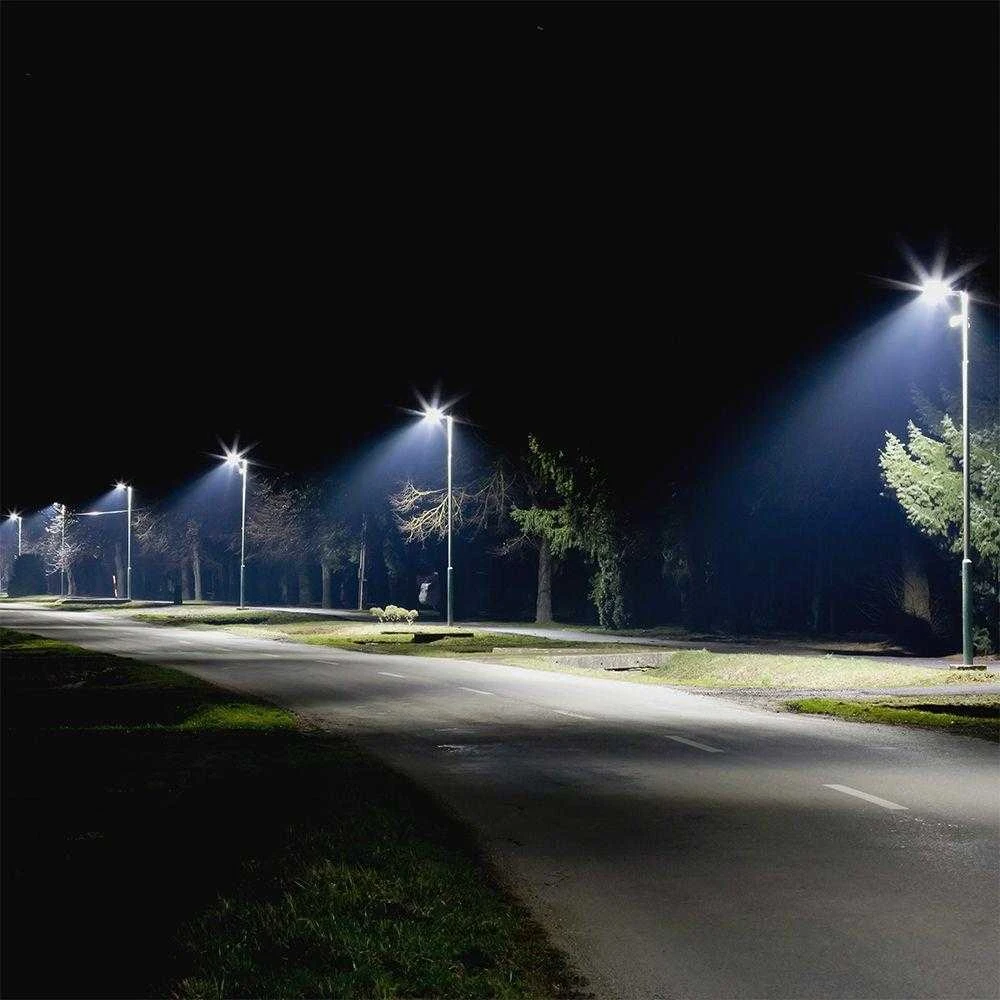 Lubinis šviestuvas 50W gatvės šviestuvas V-TAC, pilkas, 4000K, SAMSUNG LED chip