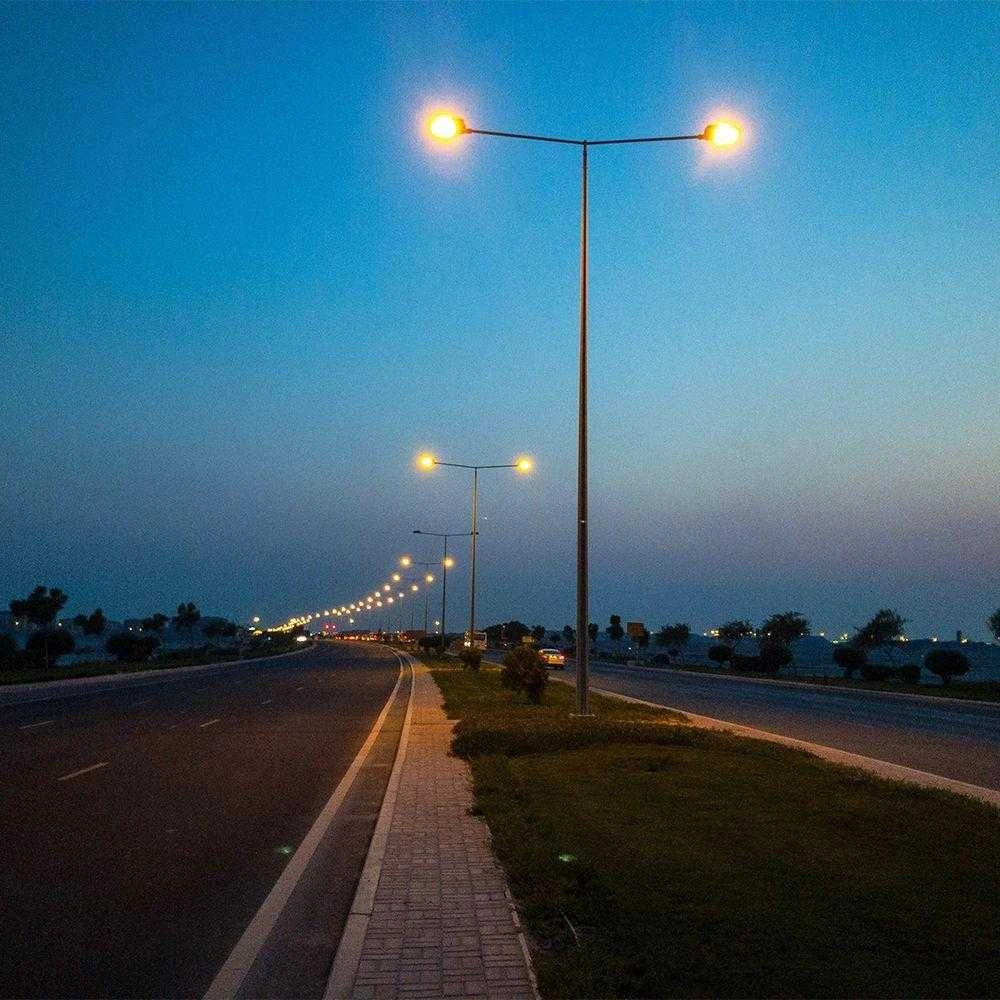 50W LED gatvės šviestuvas, pilkas, 6500K, SAMSUNG LED chip