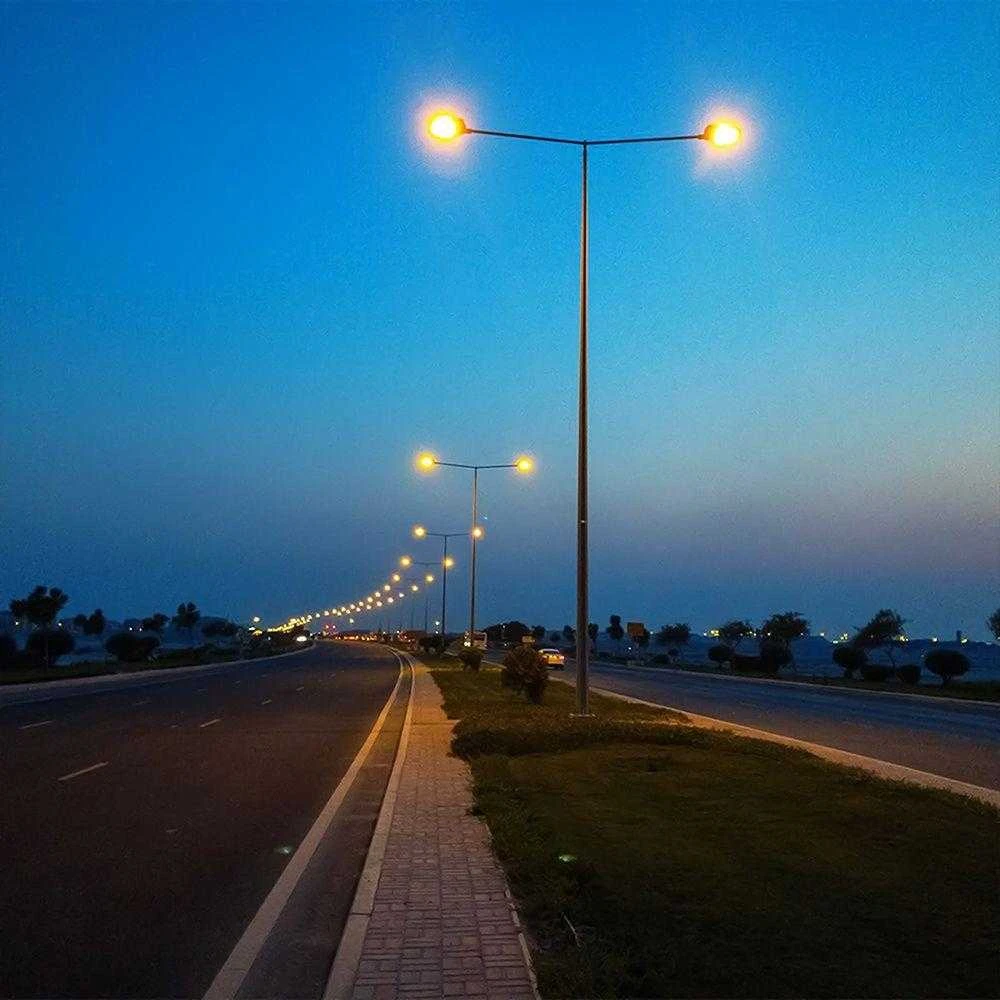 100W LED gatvės šviestuvas, pilkas, 6500K, SAMSUNG LED chip