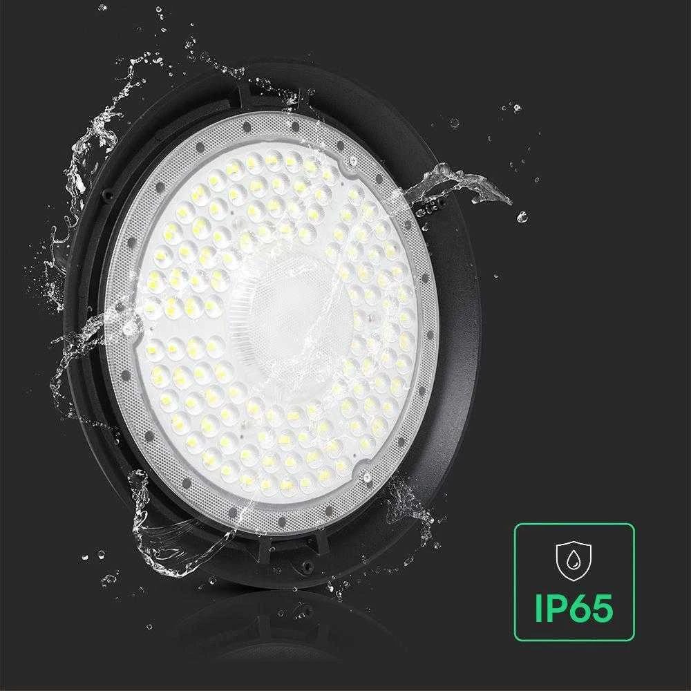 V-tac 150W LED UFO sandėlio šviestuvas, juodas, 4000K