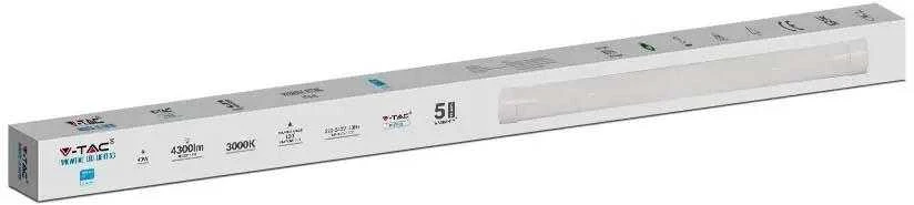 Lubinis šviestuvas 40W linijinis šviestuvas V-TAC, baltas, 6500K, 120cm, SAMSUNG LED chip
