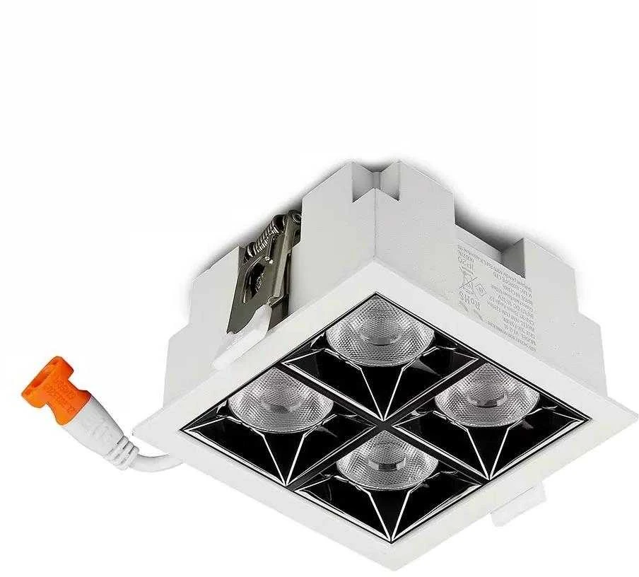 16W įleidžiamas šviestuvas, 4000K, baltas, SAMSUNG LED CHIP