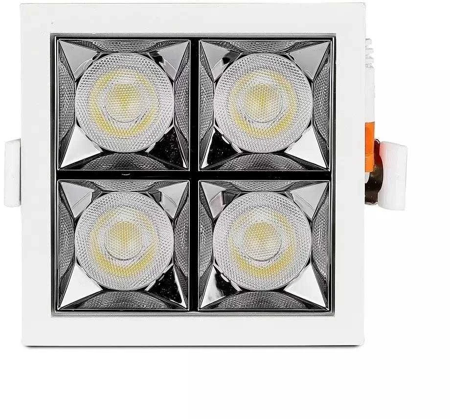 16W įleidžiamas šviestuvas, 4000K, baltas, SAMSUNG LED CHIP