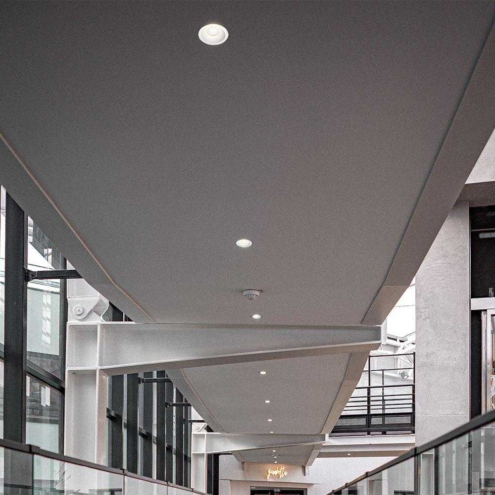 24W LED įleidžiamas šviestuvas, baltos/juodos sp., 3000-6400K, 24°