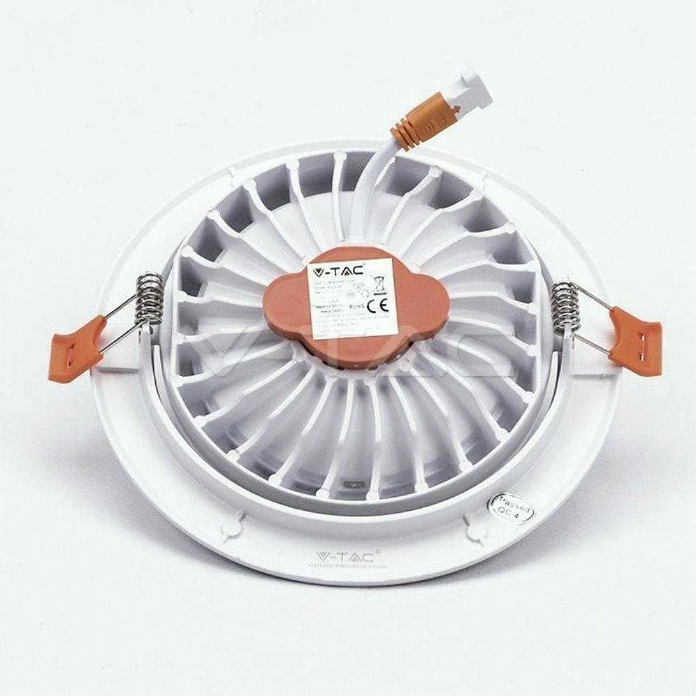 20W LED įleidžiamas šviestuvas V-TAC, 3000K (šiltai balta), SAMSUNG LED chip